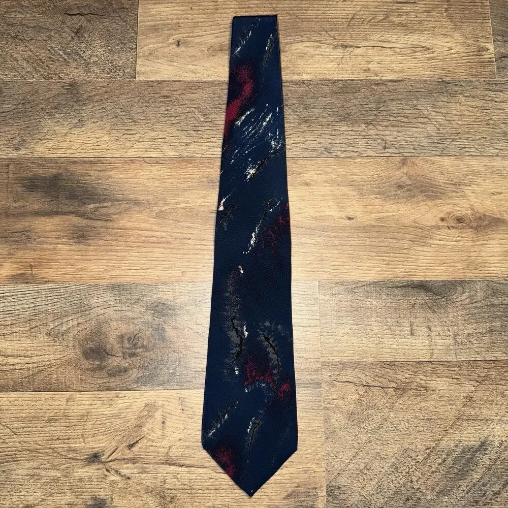 Bugatti Men’s Tie Blue Red‎ White